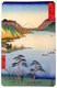 Japan: Lake Suwa in Shinano Province (信州諏訪之湖). Image 28 of '36 Views of Mount Fuji (富士三十六景)'. Utagawa Hiroshige (portrait / vertical edition first published 1858)